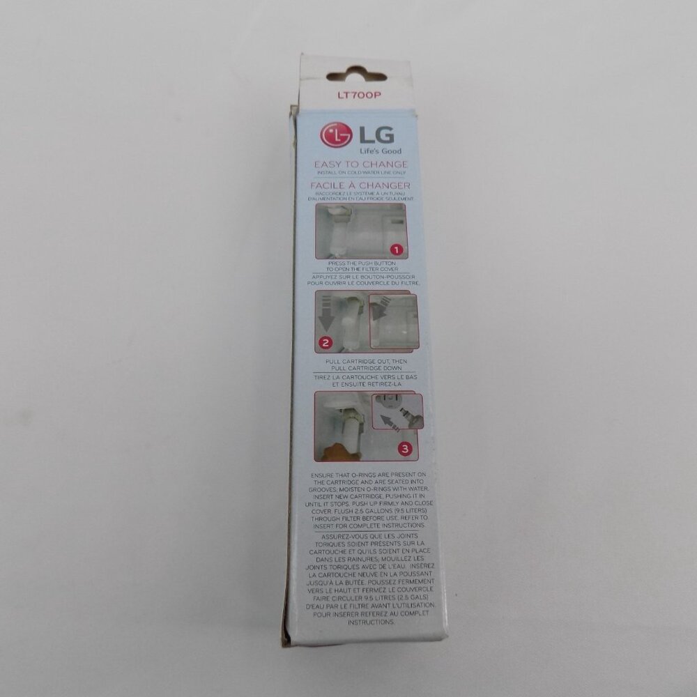 LG OEM Refrigerator Replacement Filter Model LT700P Part Number ADQ36006101 - Picture 6 of 7